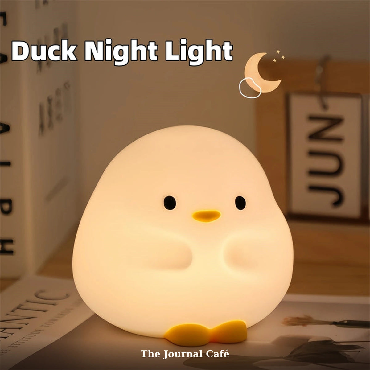 Sleepy Duck Night Lamp — branded product photo by The Journal Café