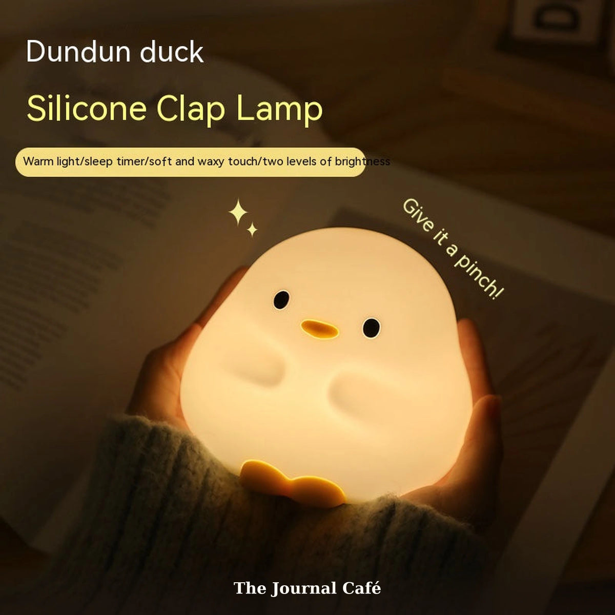 Sleepy Duck Night Lamp — branded product photo by The Journal Café