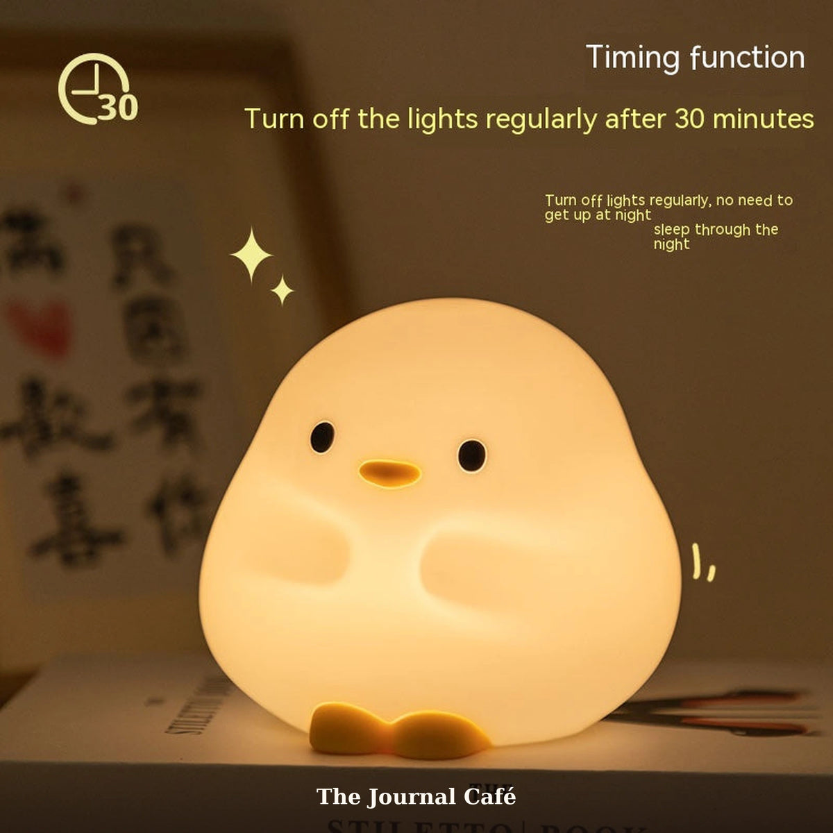 Sleepy Duck Night Lamp — branded product photo by The Journal Café