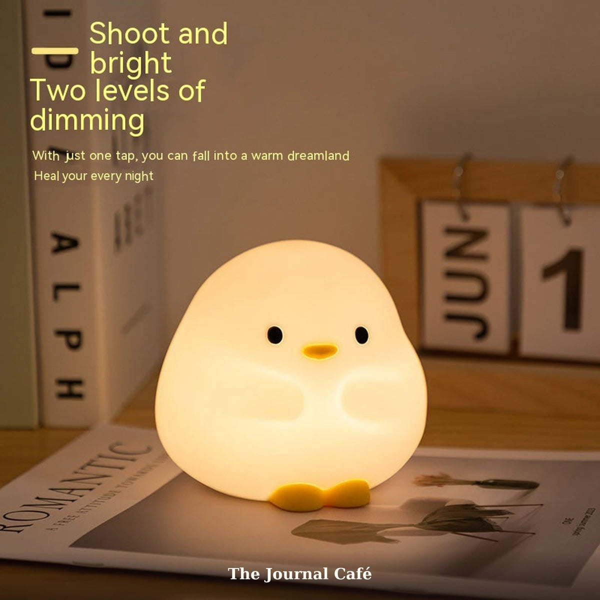 Sleepy Duck Night Lamp — branded product photo by The Journal Café