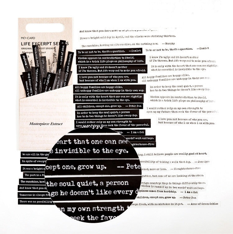 Life Excerpt Series — 40-Piece PET Sticker Pack