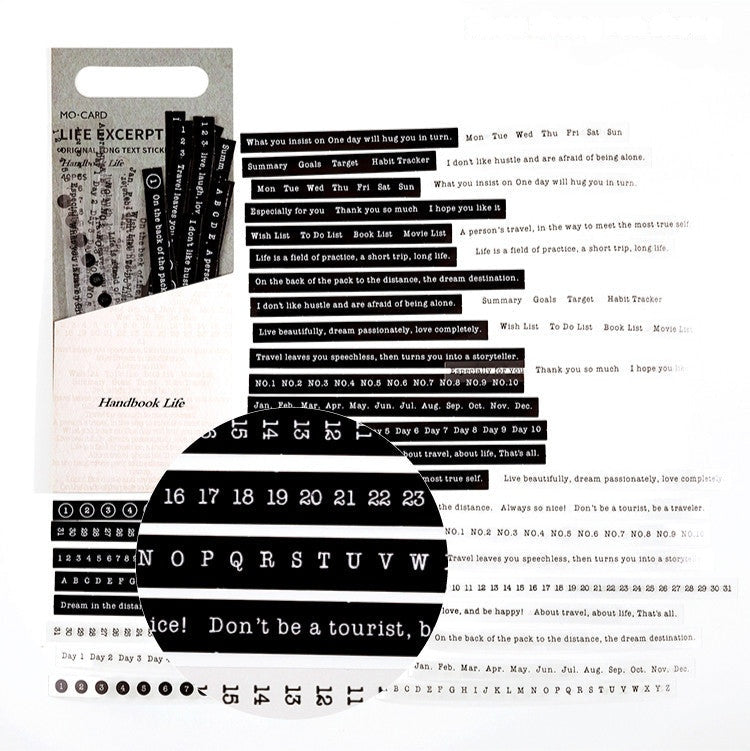 Life Excerpt Series — 40-Piece PET Sticker Pack