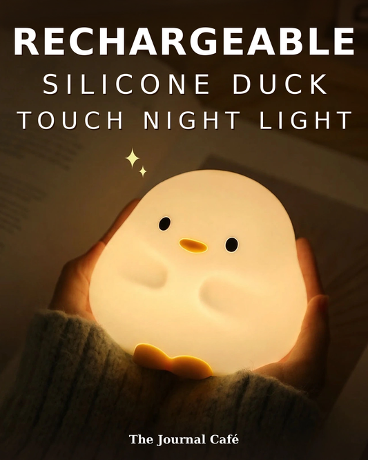 Squishy Duck Night Lamp — Silicone Touch Light for Kids & Bedside