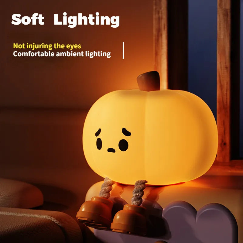 Pumpkin silicone lamp size and details